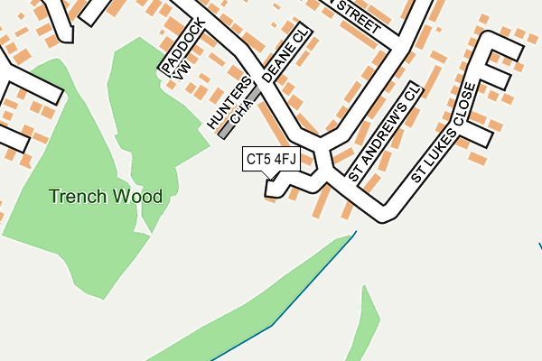 CT5 4FJ map - OS OpenMap – Local (Ordnance Survey) CT5 4FJ map - OS OpenMap – Local (Ordnance Survey)