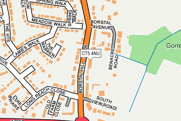 CT5 4NU map - OS OpenMap – Local (Ordnance Survey) CT5 4NU map - OS OpenMap – Local (Ordnance Survey)