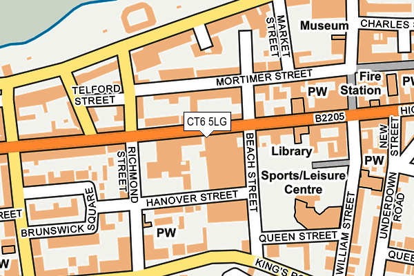 CT6 5LG map - OS OpenMap – Local (Ordnance Survey) CT6 5LG map - OS OpenMap – Local (Ordnance Survey)