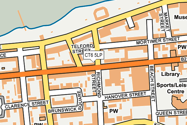 CT6 5LP map - OS OpenMap – Local (Ordnance Survey)