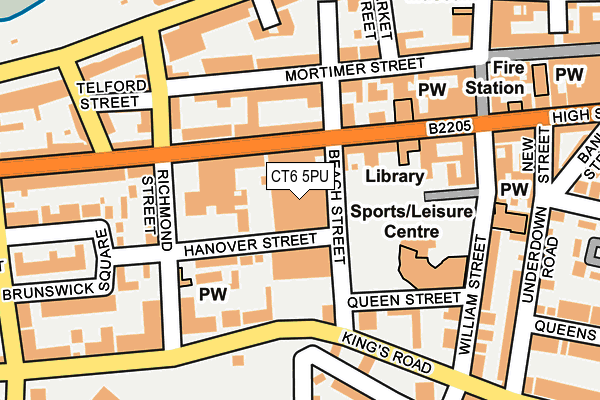 CT6 5PU map - OS OpenMap – Local (Ordnance Survey) CT6 5PU map - OS OpenMap – Local (Ordnance Survey)