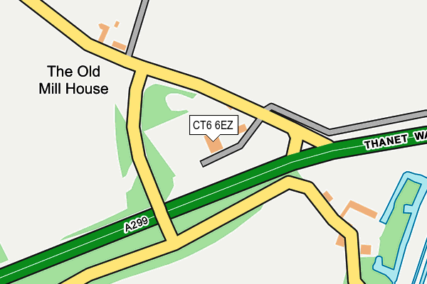 CT6 6EZ map - OS OpenMap – Local (Ordnance Survey) CT6 6EZ map - OS OpenMap – Local (Ordnance Survey)
