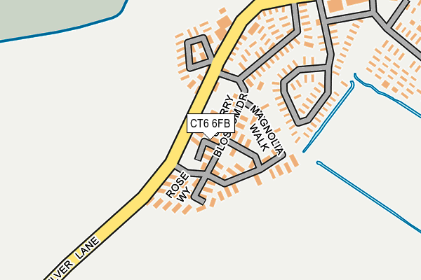 CT6 6FB map - OS OpenMap – Local (Ordnance Survey) CT6 6FB map - OS OpenMap – Local (Ordnance Survey)