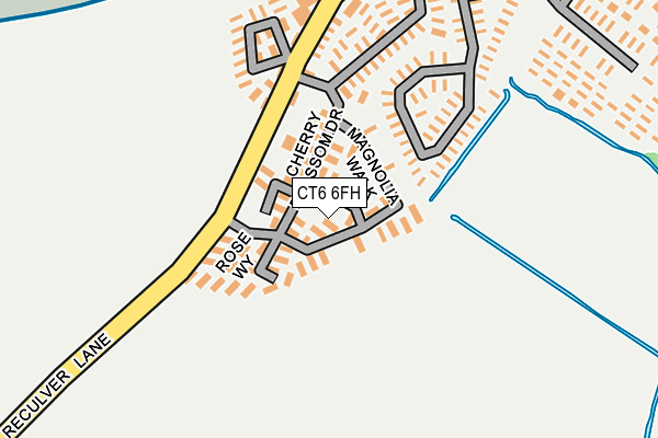 CT6 6FH map - OS OpenMap – Local (Ordnance Survey) CT6 6FH map - OS OpenMap – Local (Ordnance Survey)