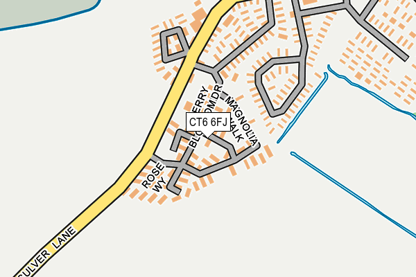 CT6 6FJ map - OS OpenMap – Local (Ordnance Survey) CT6 6FJ map - OS OpenMap – Local (Ordnance Survey)