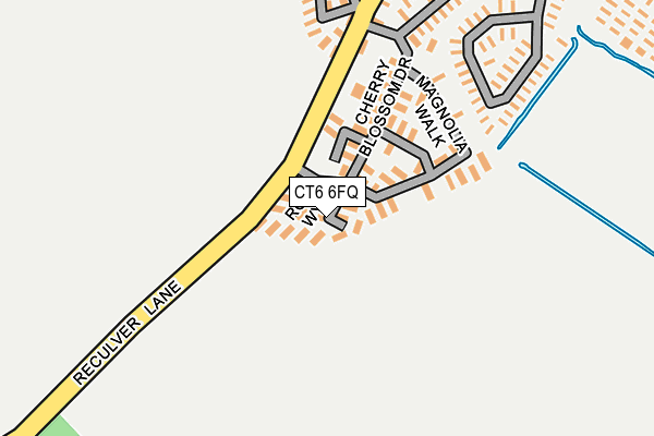 CT6 6FQ map - OS OpenMap – Local (Ordnance Survey) CT6 6FQ map - OS OpenMap – Local (Ordnance Survey)