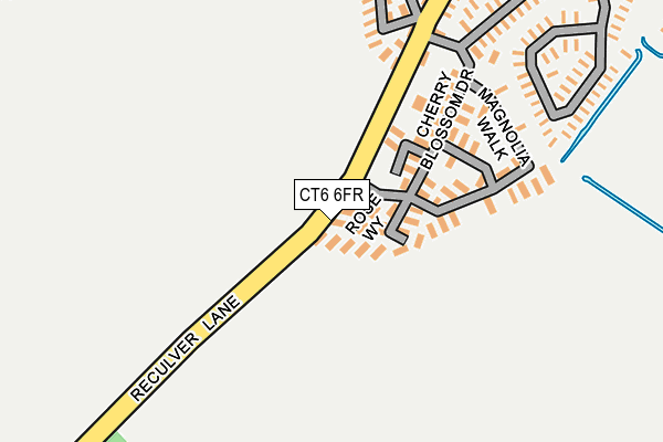 CT6 6FR map - OS OpenMap – Local (Ordnance Survey) CT6 6FR map - OS OpenMap – Local (Ordnance Survey)