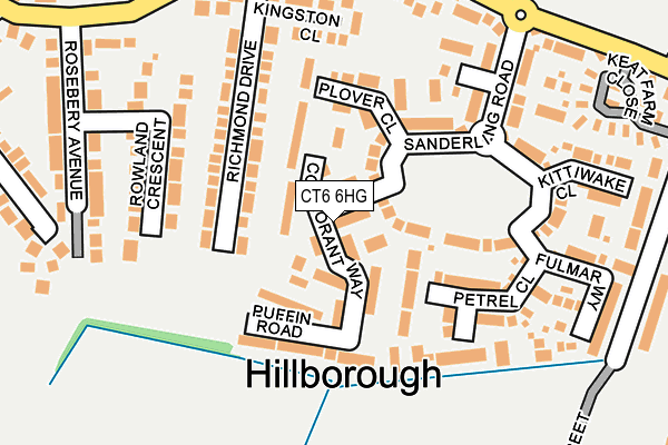 CT6 6HG map - OS OpenMap – Local (Ordnance Survey) CT6 6HG map - OS OpenMap – Local (Ordnance Survey)