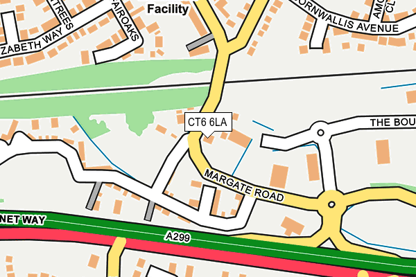 CT6 6LA map - OS OpenMap – Local (Ordnance Survey) CT6 6LA map - OS OpenMap – Local (Ordnance Survey)