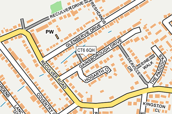 CT6 6QH map - OS OpenMap – Local (Ordnance Survey) CT6 6QH map - OS OpenMap – Local (Ordnance Survey)