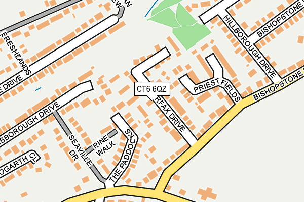 CT6 6QZ map - OS OpenMap – Local (Ordnance Survey) CT6 6QZ map - OS OpenMap – Local (Ordnance Survey)