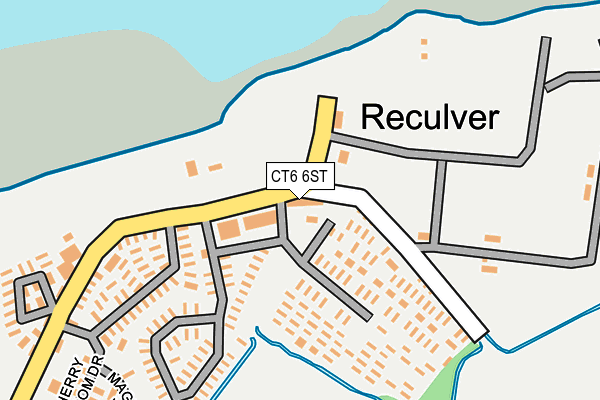 CT6 6ST map - OS OpenMap – Local (Ordnance Survey) CT6 6ST map - OS OpenMap – Local (Ordnance Survey)