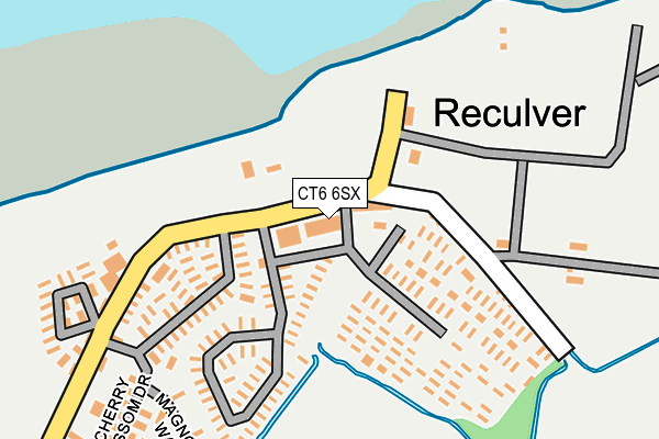 CT6 6SX map - OS OpenMap – Local (Ordnance Survey) CT6 6SX map - OS OpenMap – Local (Ordnance Survey)