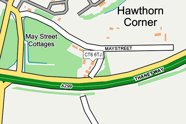 CT6 6TJ map - OS OpenMap – Local (Ordnance Survey) CT6 6TJ map - OS OpenMap – Local (Ordnance Survey)