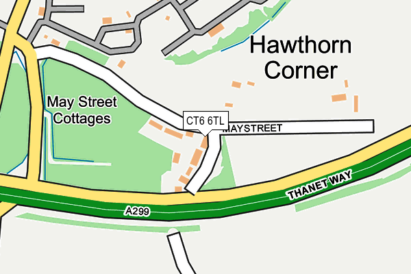 CT6 6TL map - OS OpenMap – Local (Ordnance Survey)
