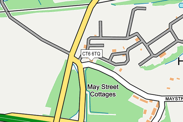 CT6 6TQ map - OS OpenMap – Local (Ordnance Survey) CT6 6TQ map - OS OpenMap – Local (Ordnance Survey)