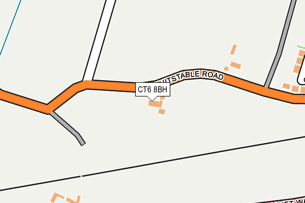 CT6 8BH map - OS OpenMap – Local (Ordnance Survey) CT6 8BH map - OS OpenMap – Local (Ordnance Survey)