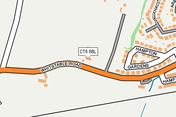 CT6 8BL map - OS OpenMap – Local (Ordnance Survey) CT6 8BL map - OS OpenMap – Local (Ordnance Survey)