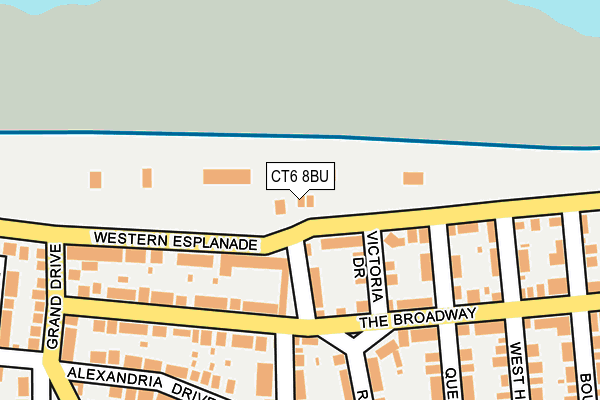 CT6 8BU map - OS OpenMap – Local (Ordnance Survey) CT6 8BU map - OS OpenMap – Local (Ordnance Survey)