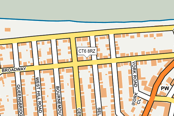 CT6 8RZ map - OS OpenMap – Local (Ordnance Survey) CT6 8RZ map - OS OpenMap – Local (Ordnance Survey)