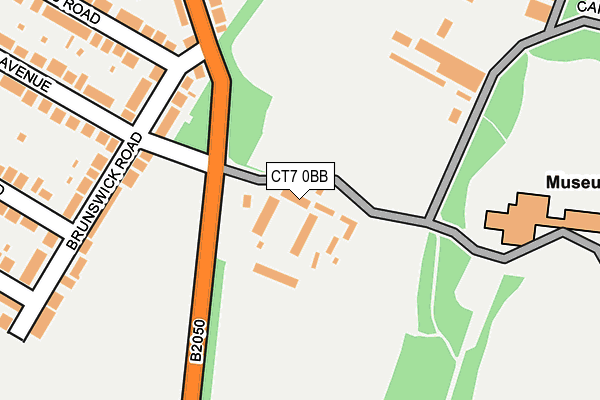 CT7 0BB map - OS OpenMap – Local (Ordnance Survey) CT7 0BB map - OS OpenMap – Local (Ordnance Survey)