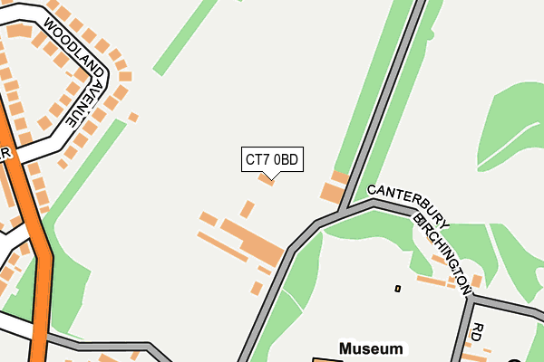 CT7 0BD map - OS OpenMap – Local (Ordnance Survey) CT7 0BD map - OS OpenMap – Local (Ordnance Survey)