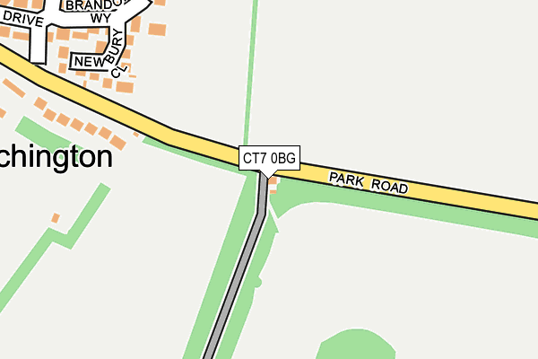 CT7 0BG map - OS OpenMap – Local (Ordnance Survey) CT7 0BG map - OS OpenMap – Local (Ordnance Survey)