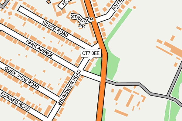 CT7 0EE map - OS OpenMap – Local (Ordnance Survey) CT7 0EE map - OS OpenMap – Local (Ordnance Survey)