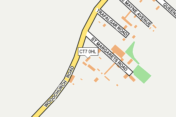 CT7 0HL map - OS OpenMap – Local (Ordnance Survey) CT7 0HL map - OS OpenMap – Local (Ordnance Survey)