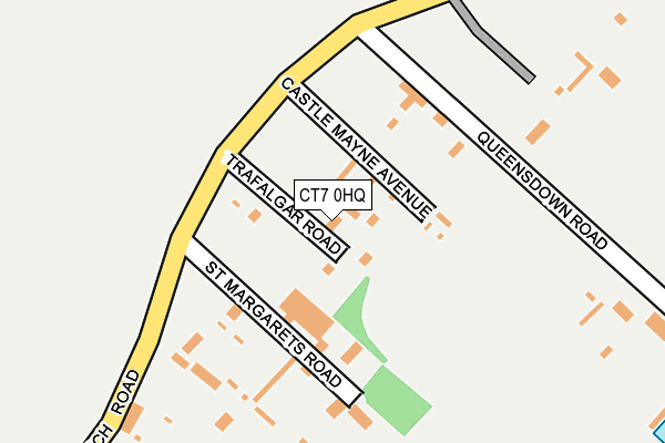 CT7 0HQ map - OS OpenMap – Local (Ordnance Survey) CT7 0HQ map - OS OpenMap – Local (Ordnance Survey)