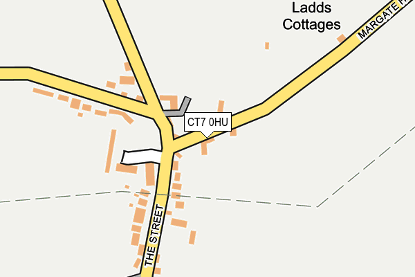 CT7 0HU map - OS OpenMap – Local (Ordnance Survey) CT7 0HU map - OS OpenMap – Local (Ordnance Survey)