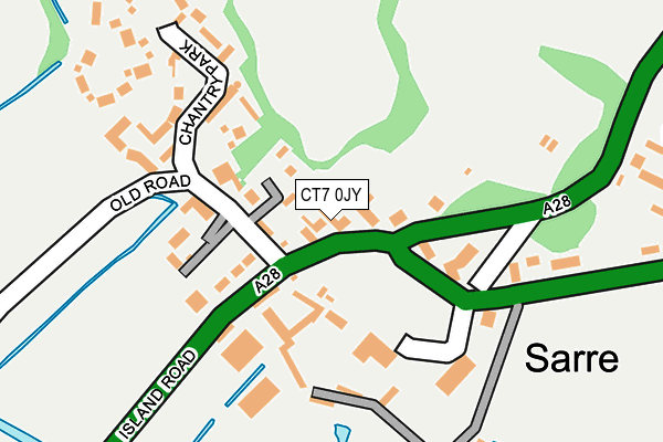 CT7 0JY map - OS OpenMap – Local (Ordnance Survey) CT7 0JY map - OS OpenMap – Local (Ordnance Survey)