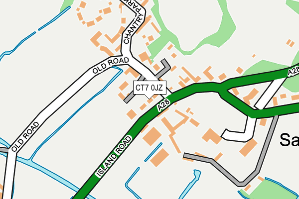 CT7 0JZ map - OS OpenMap – Local (Ordnance Survey) CT7 0JZ map - OS OpenMap – Local (Ordnance Survey)