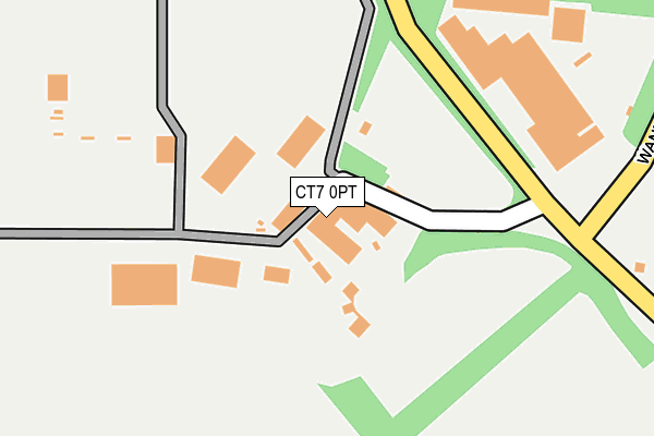 CT7 0PT map - OS OpenMap – Local (Ordnance Survey) CT7 0PT map - OS OpenMap – Local (Ordnance Survey)