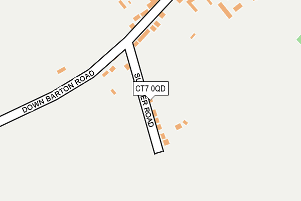 CT7 0QD map - OS OpenMap – Local (Ordnance Survey) CT7 0QD map - OS OpenMap – Local (Ordnance Survey)