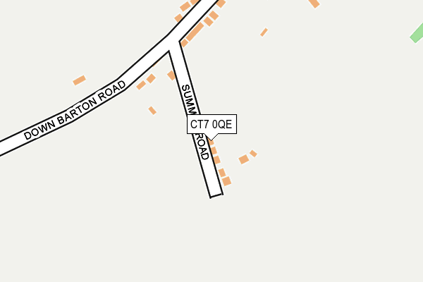 CT7 0QE map - OS OpenMap – Local (Ordnance Survey) CT7 0QE map - OS OpenMap – Local (Ordnance Survey)
