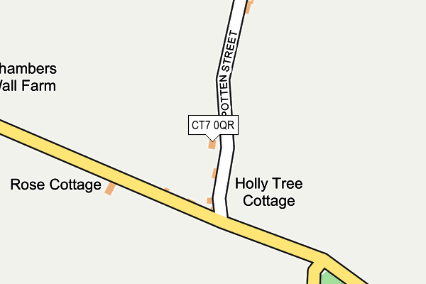 CT7 0QR map - OS OpenMap – Local (Ordnance Survey) CT7 0QR map - OS OpenMap – Local (Ordnance Survey)
