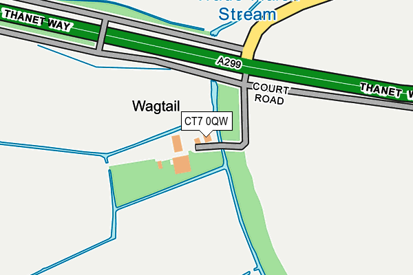 CT7 0QW map - OS OpenMap – Local (Ordnance Survey) CT7 0QW map - OS OpenMap – Local (Ordnance Survey)