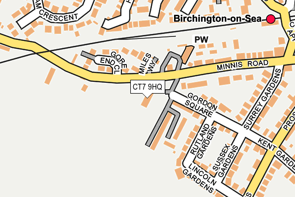 CT7 9HQ map - OS OpenMap – Local (Ordnance Survey) CT7 9HQ map - OS OpenMap – Local (Ordnance Survey)