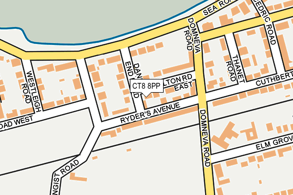 CT8 8PP map - OS OpenMap – Local (Ordnance Survey) CT8 8PP map - OS OpenMap – Local (Ordnance Survey)