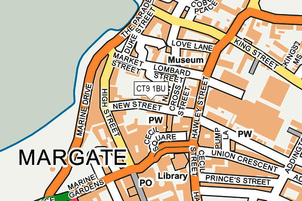 CT9 1BU map - OS OpenMap – Local (Ordnance Survey) CT9 1BU map - OS OpenMap – Local (Ordnance Survey)