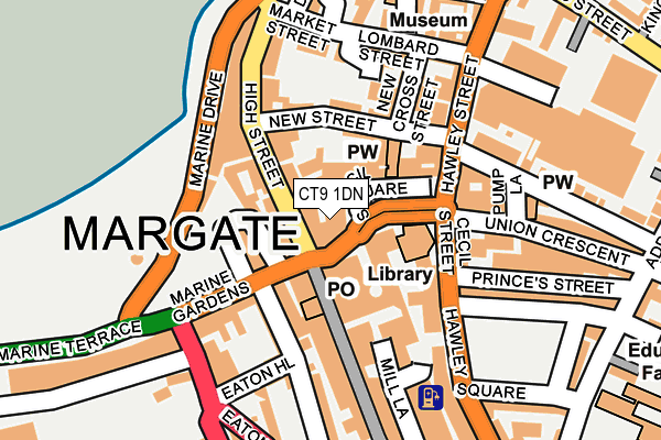 CT9 1DN map - OS OpenMap – Local (Ordnance Survey) CT9 1DN map - OS OpenMap – Local (Ordnance Survey)
