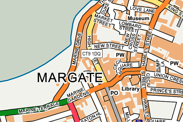 CT9 1DQ map - OS OpenMap – Local (Ordnance Survey) CT9 1DQ map - OS OpenMap – Local (Ordnance Survey)