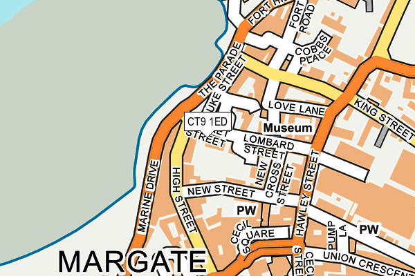 CT9 1ED map - OS OpenMap – Local (Ordnance Survey) CT9 1ED map - OS OpenMap – Local (Ordnance Survey)