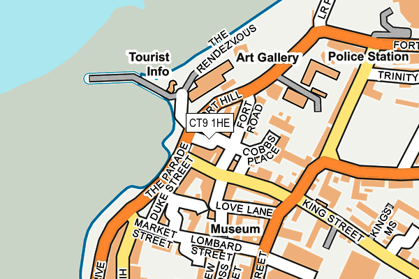 CT9 1HE map - OS OpenMap – Local (Ordnance Survey) CT9 1HE map - OS OpenMap – Local (Ordnance Survey)