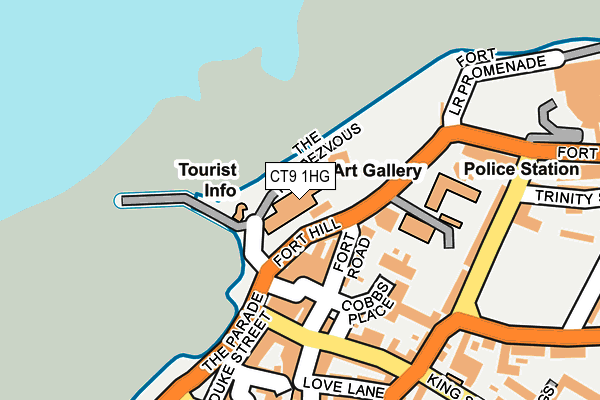 CT9 1HG map - OS OpenMap – Local (Ordnance Survey) CT9 1HG map - OS OpenMap – Local (Ordnance Survey)