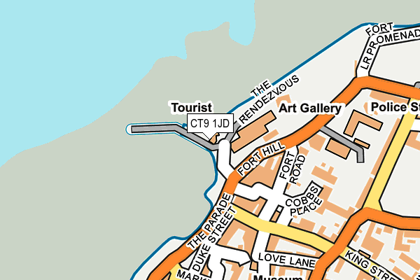 CT9 1JD map - OS OpenMap – Local (Ordnance Survey) CT9 1JD map - OS OpenMap – Local (Ordnance Survey)