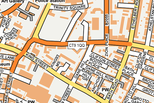 CT9 1QQ map - OS OpenMap – Local (Ordnance Survey) CT9 1QQ map - OS OpenMap – Local (Ordnance Survey)
