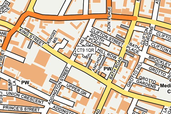 CT9 1QR map - OS OpenMap – Local (Ordnance Survey) CT9 1QR map - OS OpenMap – Local (Ordnance Survey)