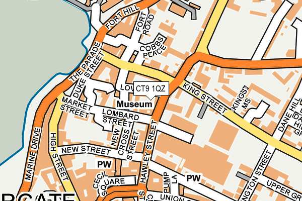 CT9 1QZ map - OS OpenMap – Local (Ordnance Survey) CT9 1QZ map - OS OpenMap – Local (Ordnance Survey)